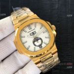 Top Grade Replica Patek Philippe Nautilus Annual Calendar 41mm Watch Yellow Gold